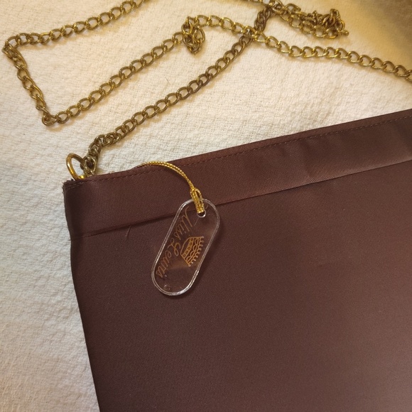 Vintage Antique Miss Lewis Satin Clutch Purse or Shoulder Bag - Picture 8 of 8